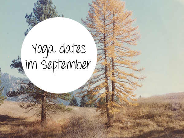 Yoga Termine im September